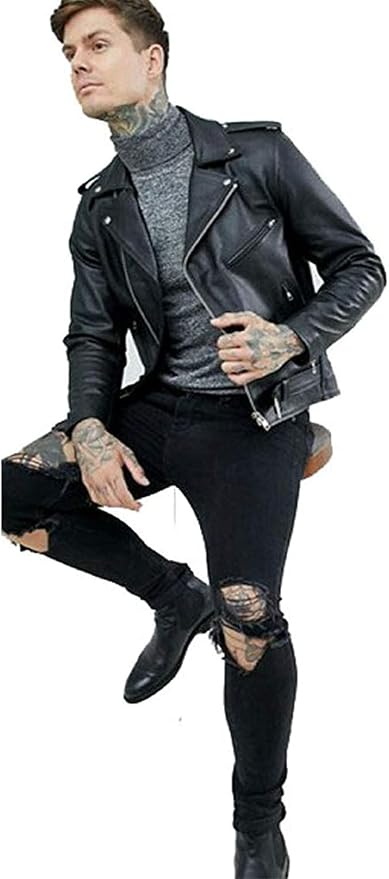 Leather jacket By Reclaimed Vintage