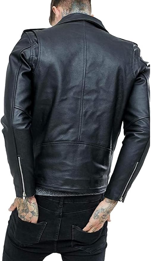 Leather jacket By Reclaimed Vintage